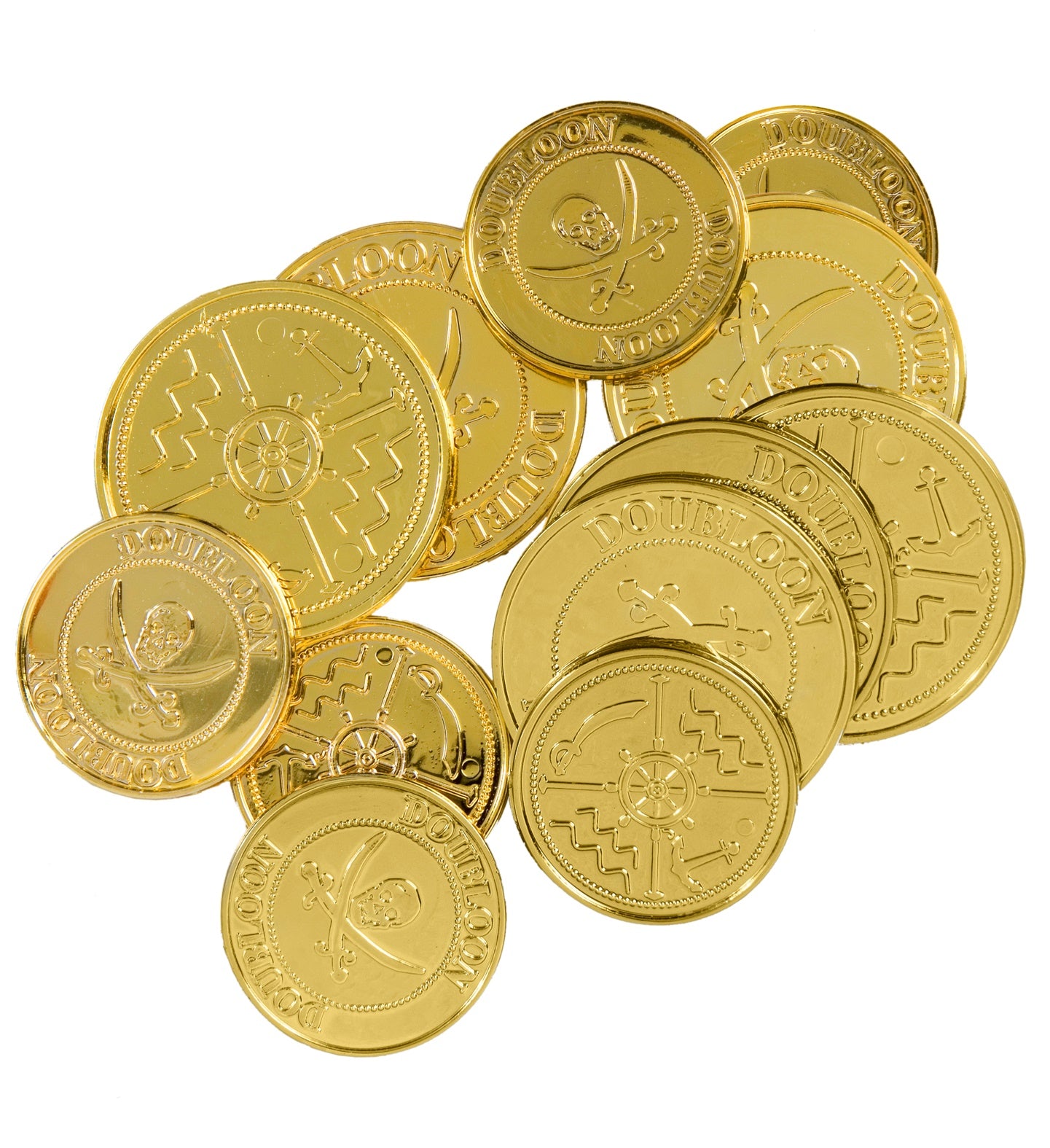 Set of 12 Gold Doubloons