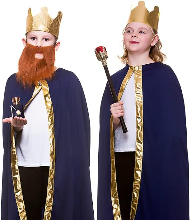 Robe and Crown Blue & Gold