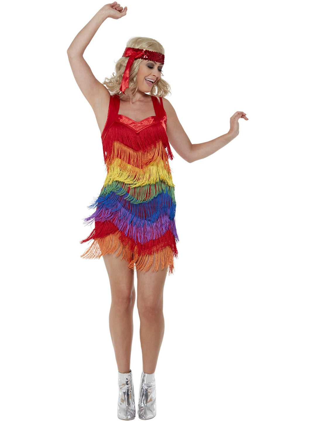 Rainbow Pride 20s Flapper Dress