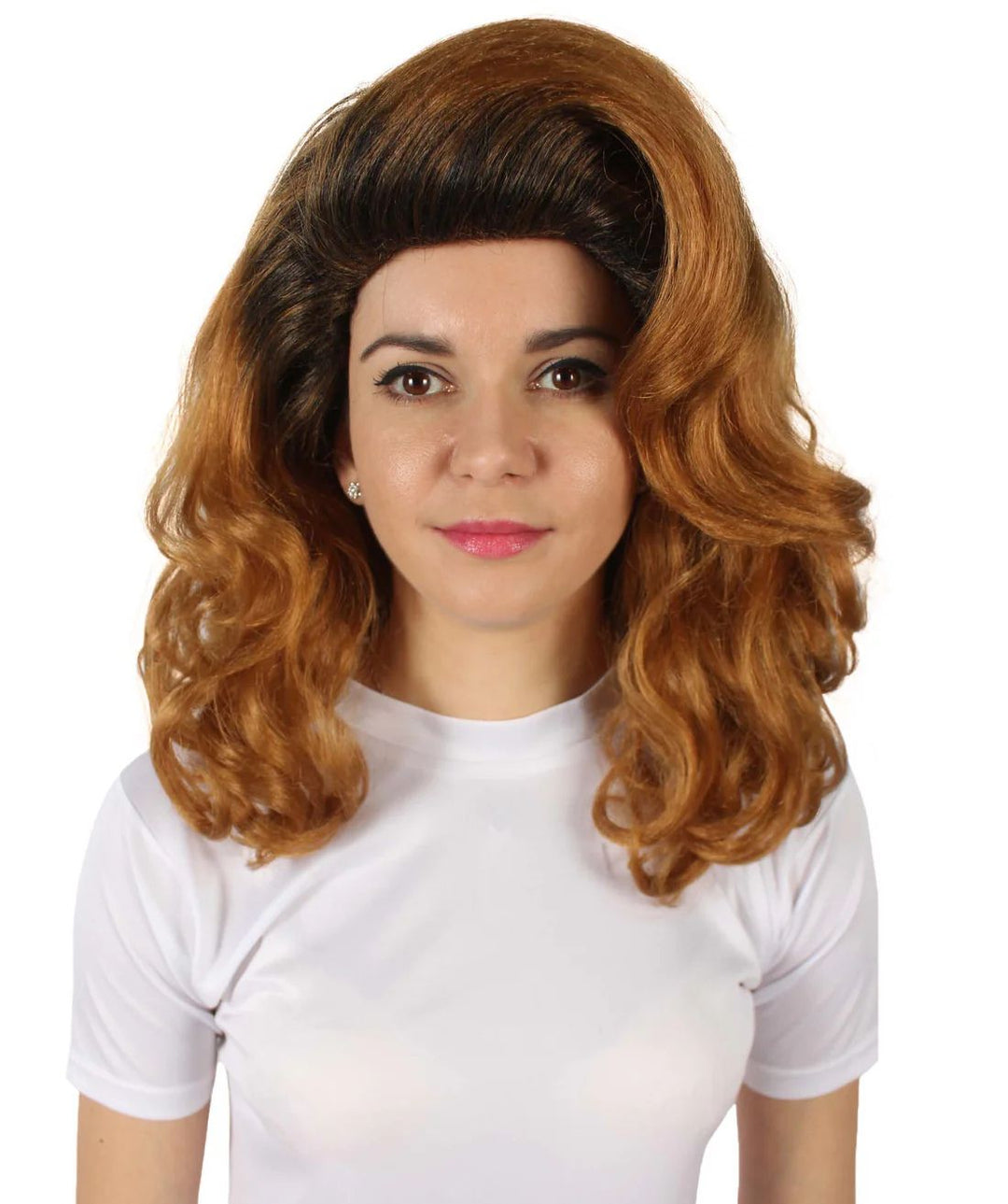 Drag Race Retro Brown Wavy Miss America