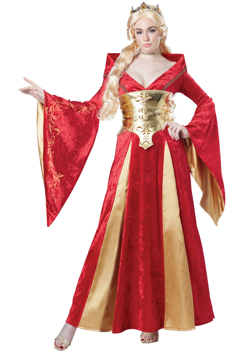 Medieval Queen Costume - Women’s Fancy Dress