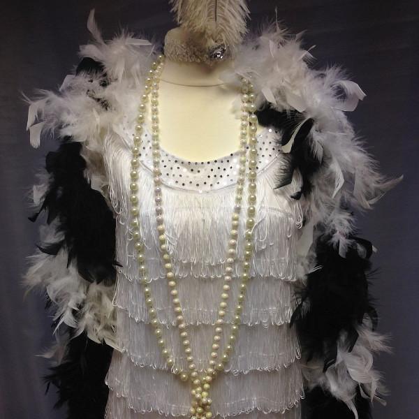 1920s Flapper Girl (White) (HIRE ONLY)
