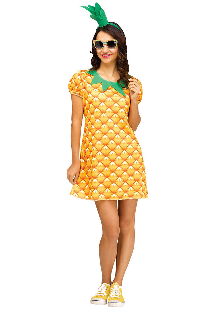 Pineapple Flirty Fruit Costume