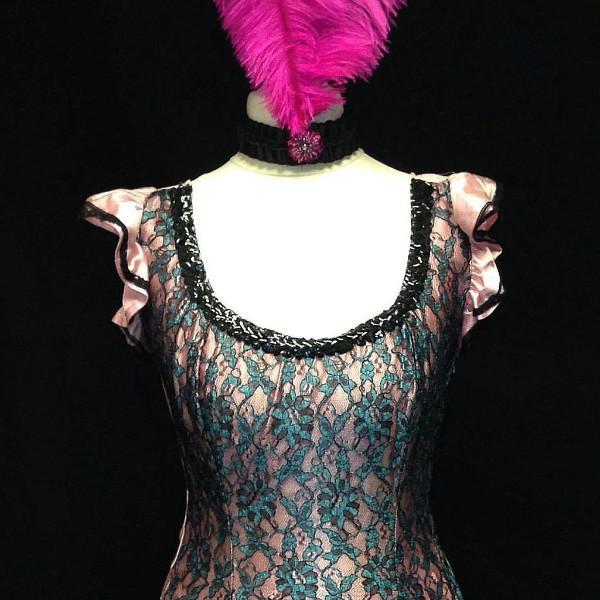 Saloon Girl (Pink & Black) (HIRE ONLY)