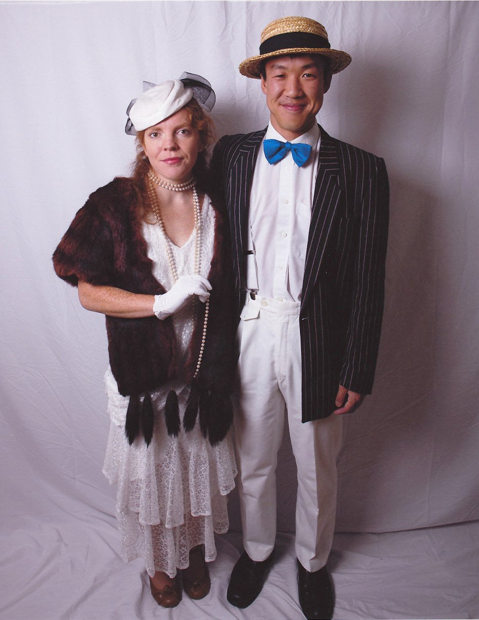 1920s Couple HIRE ONLY Mad World Fancy Dress