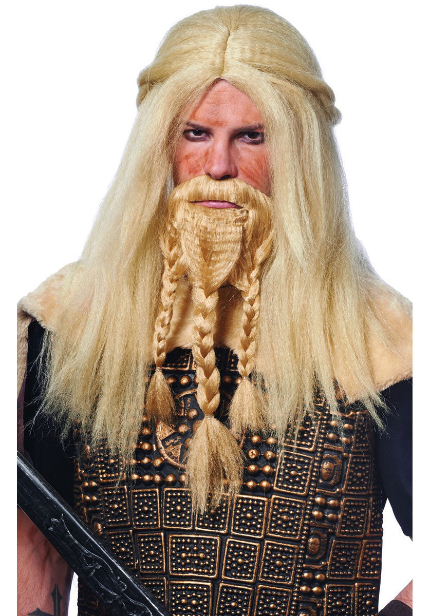 Blond Viking Wig w/ Beard