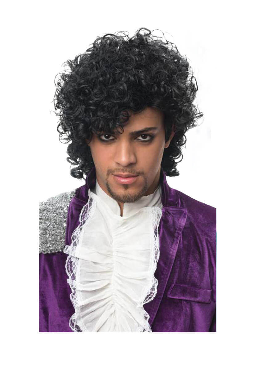 Formerly known as Prince Black Wig Mad World Fancy Dress