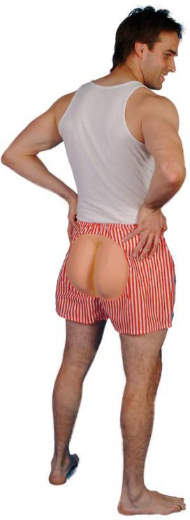 Bum Shorts, EVA, Red