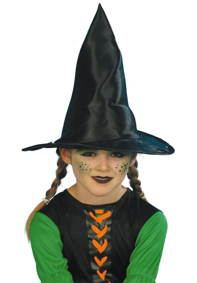 Witch Hat Childs Black Fabric