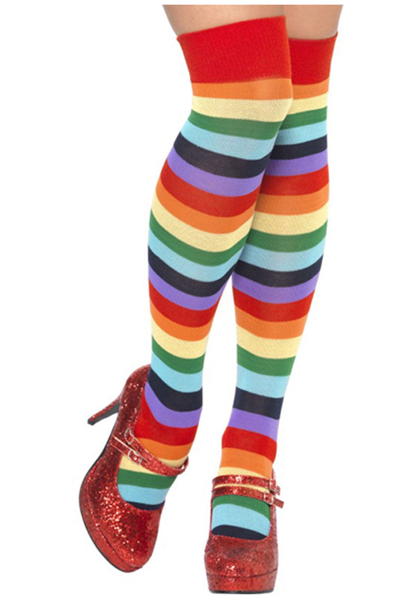 Knitted Clown Socks