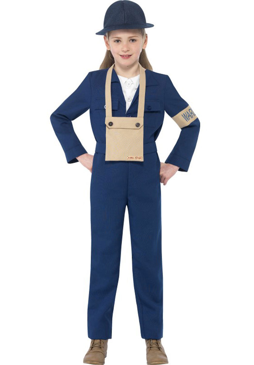 Air Warden Costume - Horrible Histories, Child