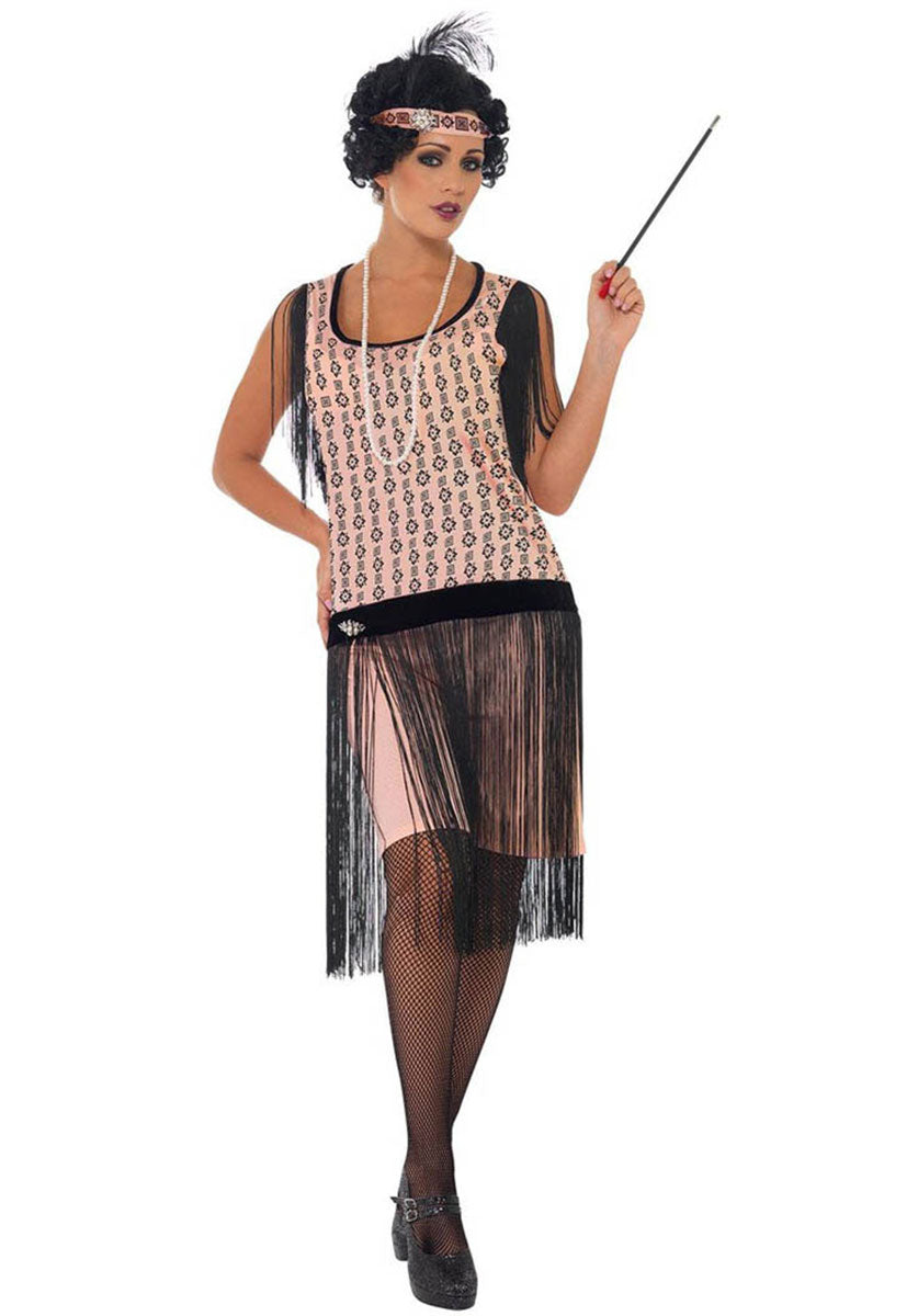 20s Coco Flapper Costume, Pink