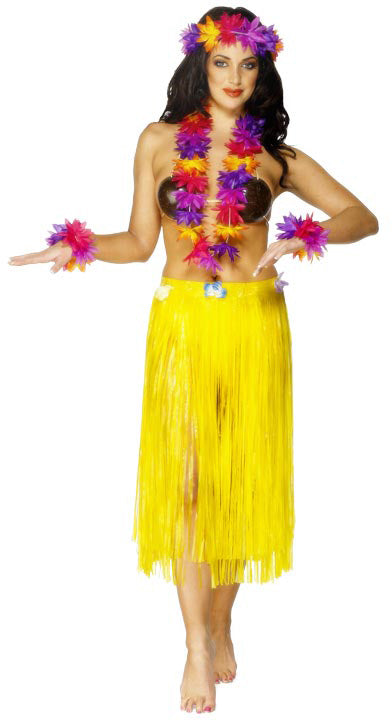 Hawaiian 4 Piece Set, Multi-Coloured