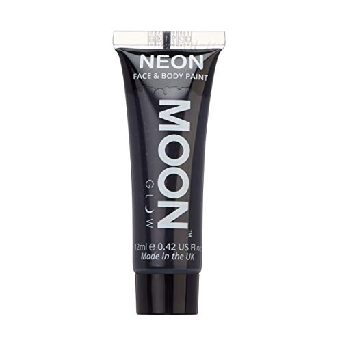 Moon Glow Pastel Neon UV Face Paint, Black