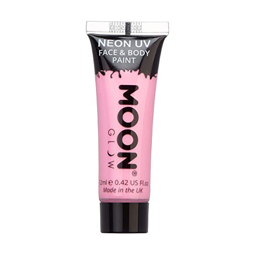 Moon Glow Pastel Neon UV Face Paint, Pastel Pink