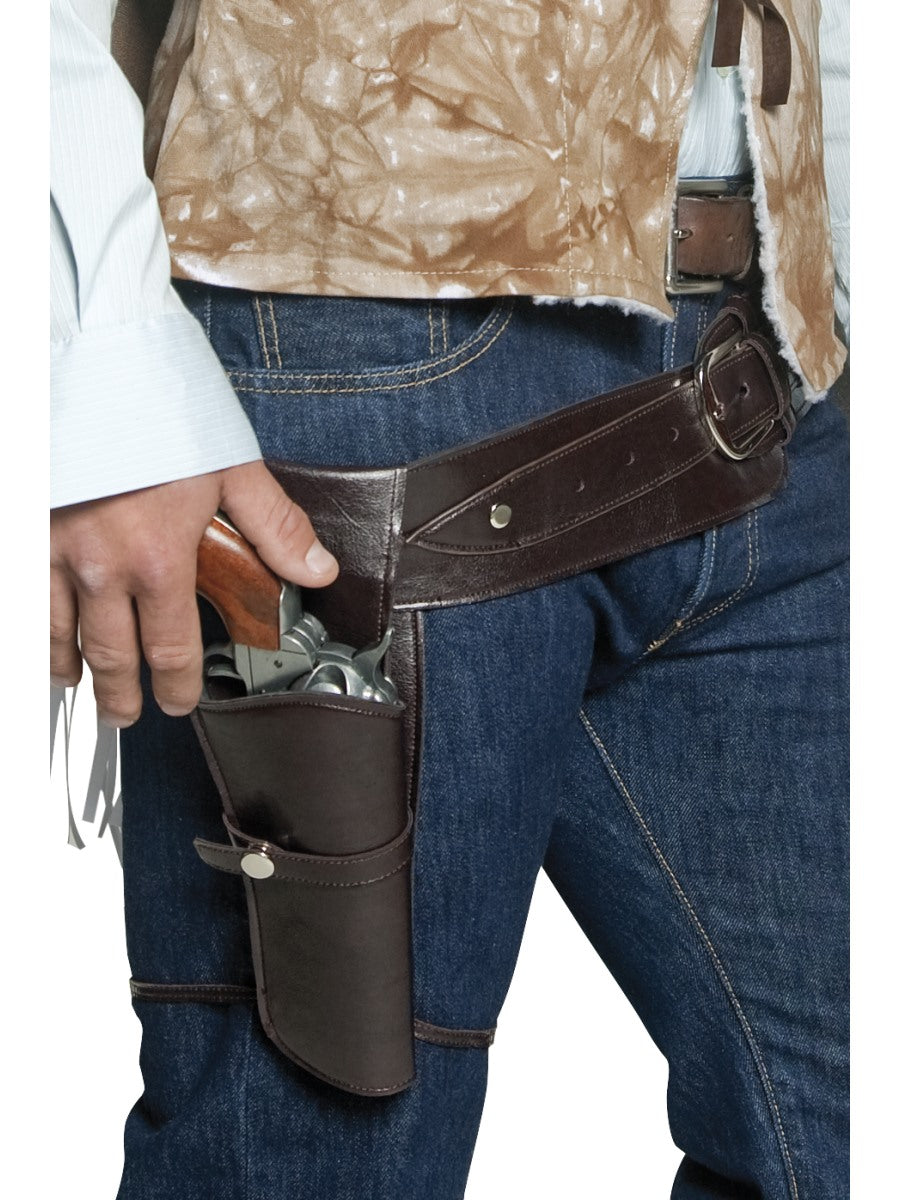 Authentic Western Wandering Gunman Belt & Holster,