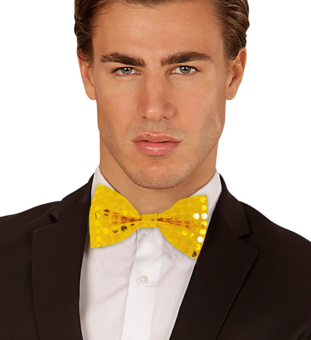 SEQUAIN BOW TIE-GOLD