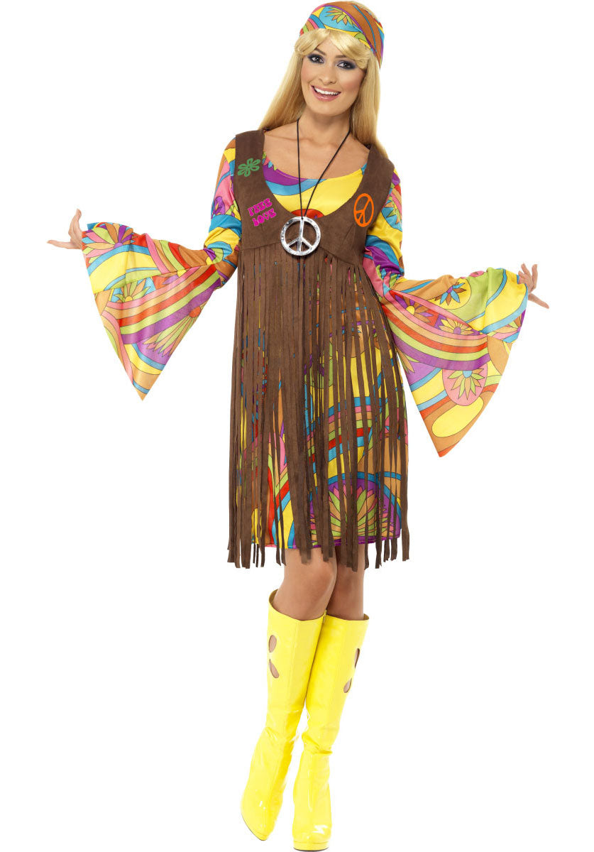 60s Groovy Lady, Brown - S