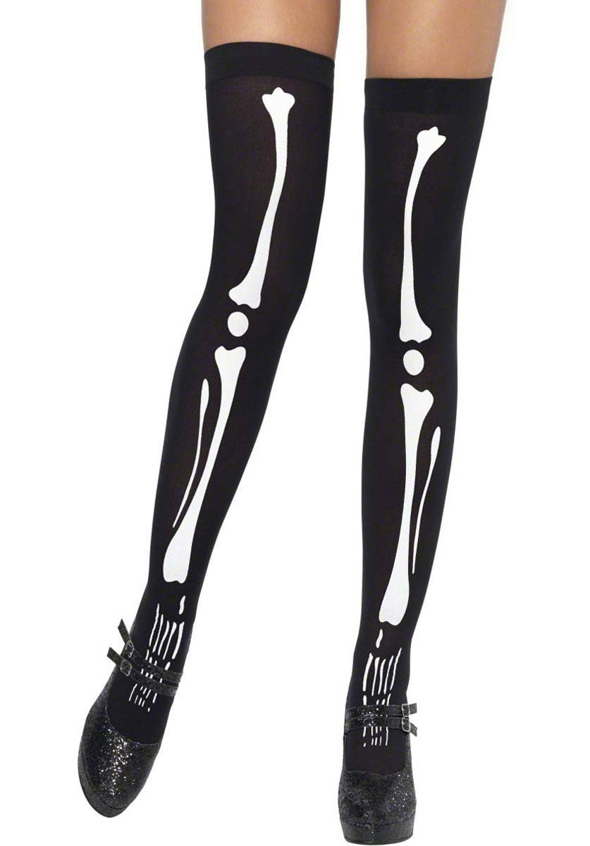 Skeleton bone Hold-Ups, Black