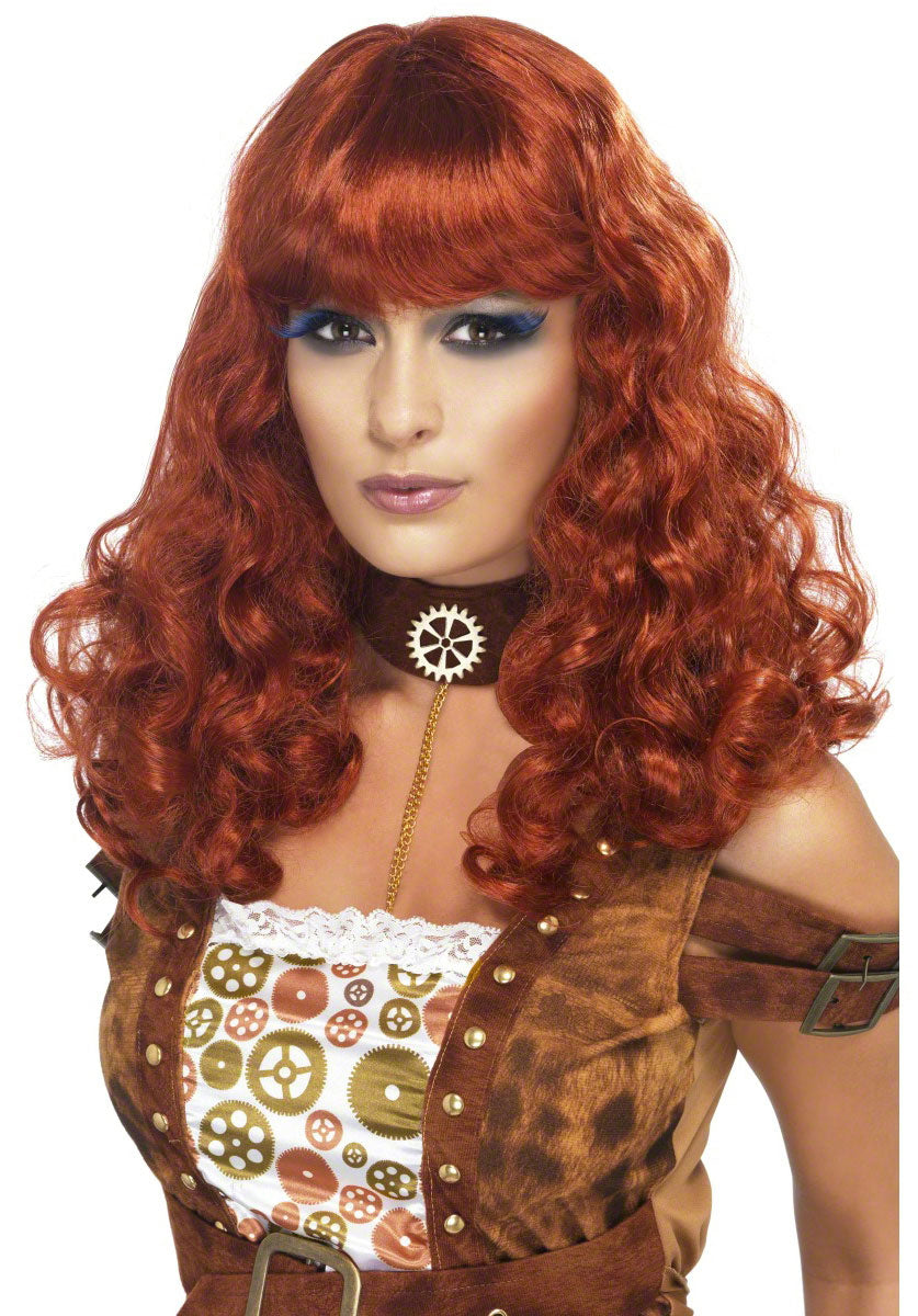 Steam Punk Female Wig, Auburn
