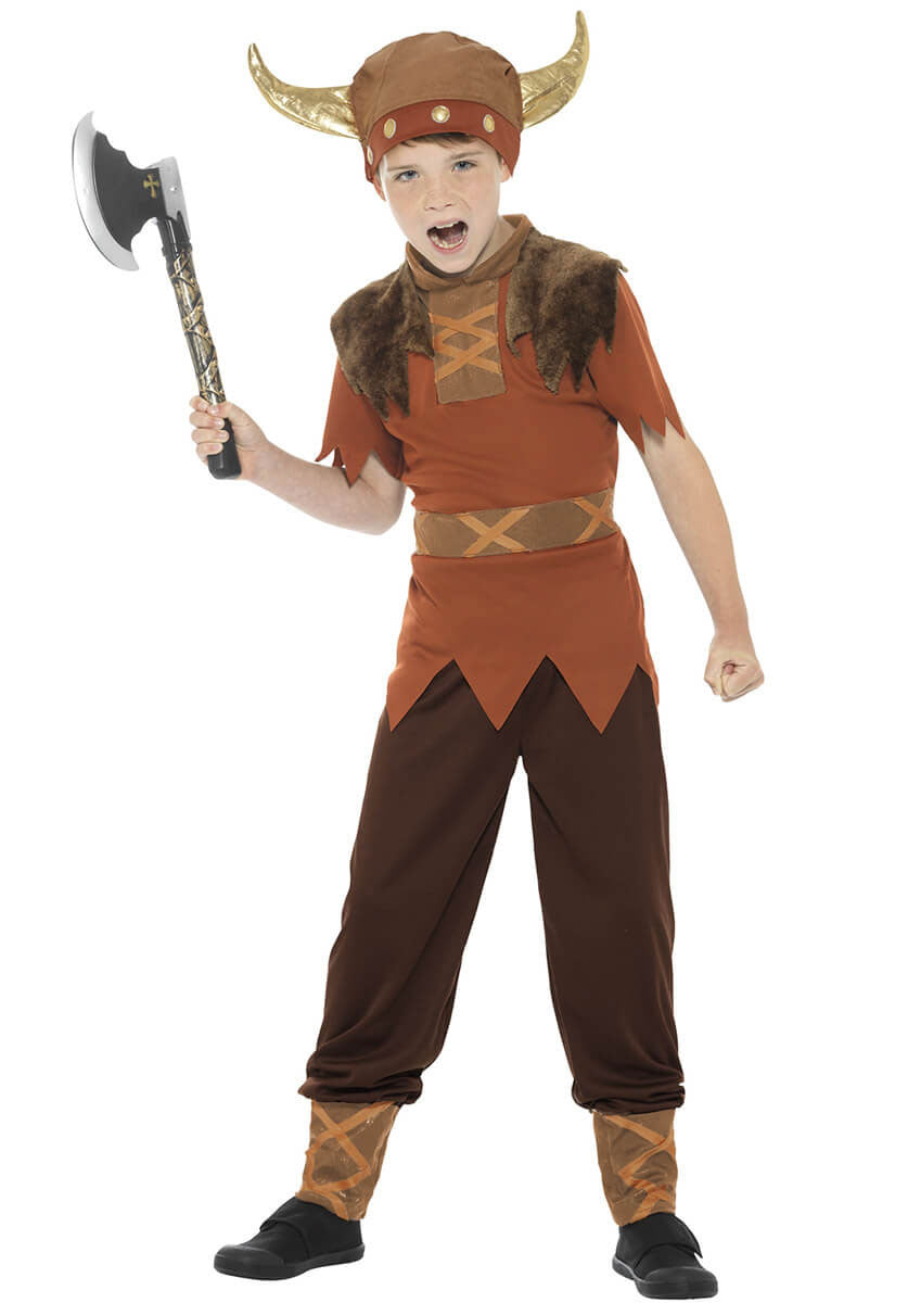 Viking Costume, Brown - M