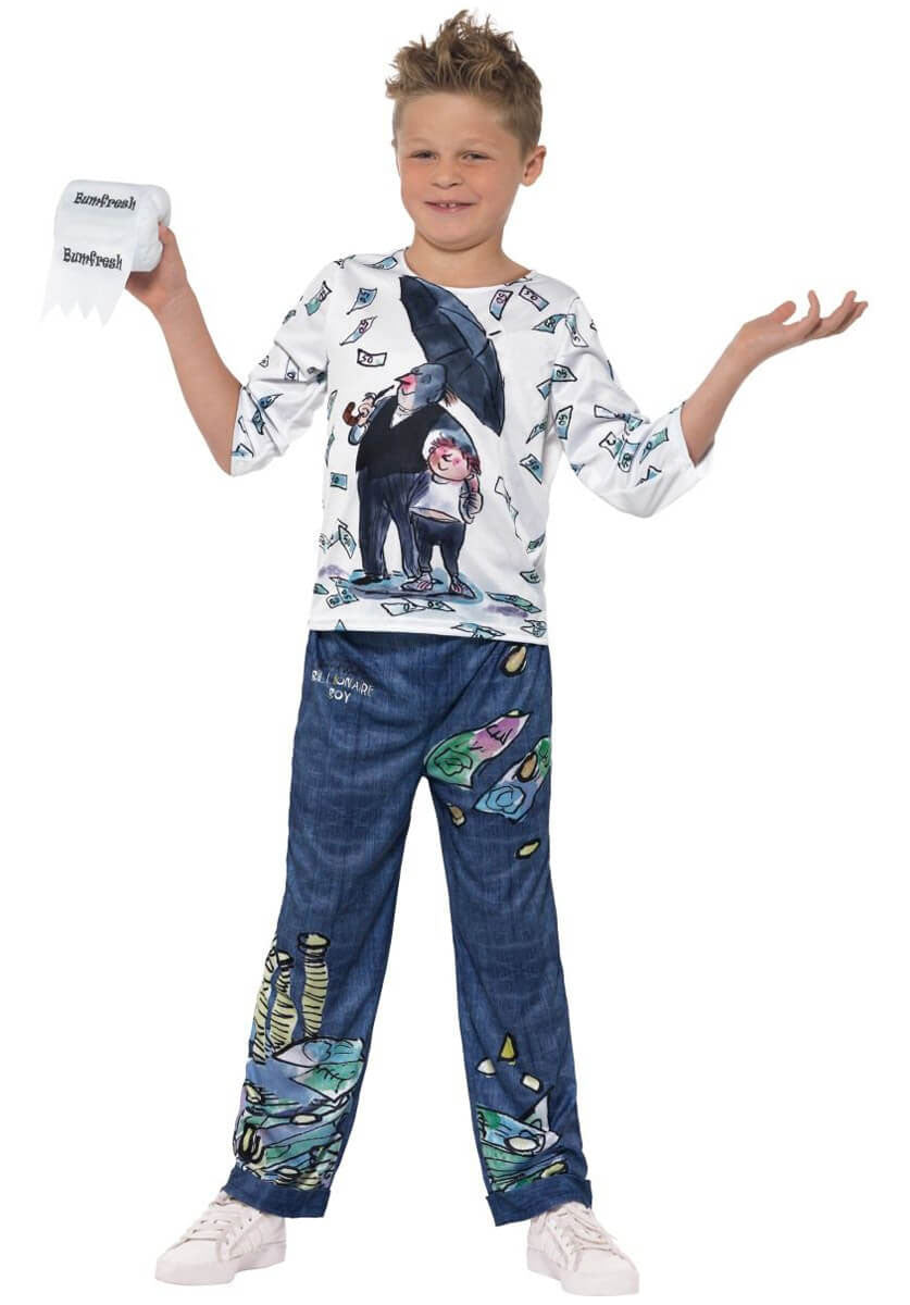 Billionaire Boy Deluxe Costume, David Walliams
