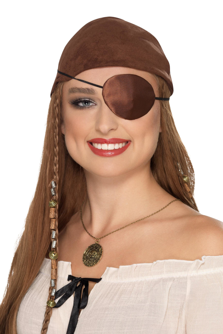 Deluxe Pirate Eyepatch, Brown