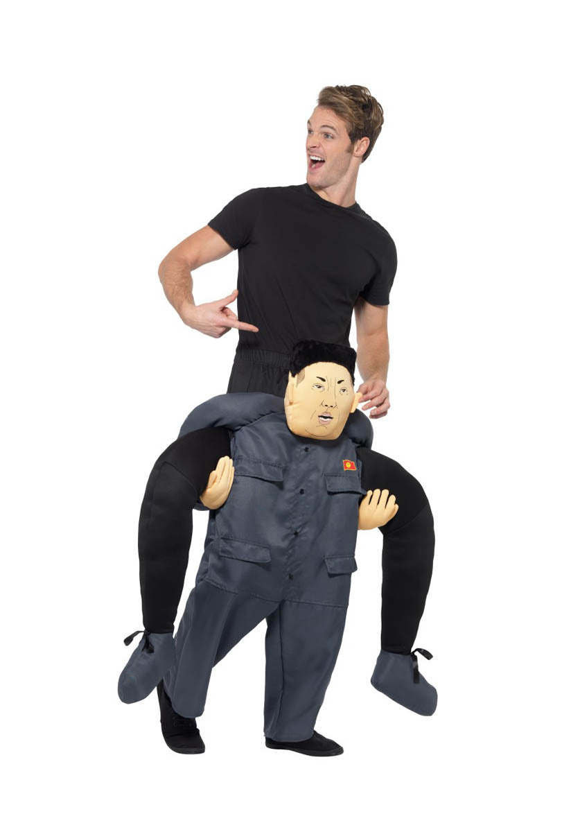 Piggyback Dictator Costume, Grey