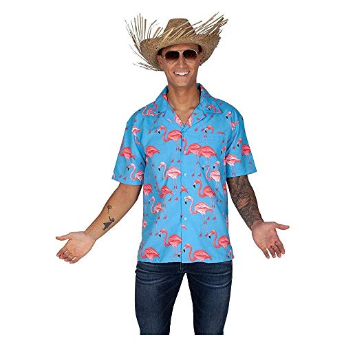 Hawaii Shirt - Pink Flamingo (L) **NEW**