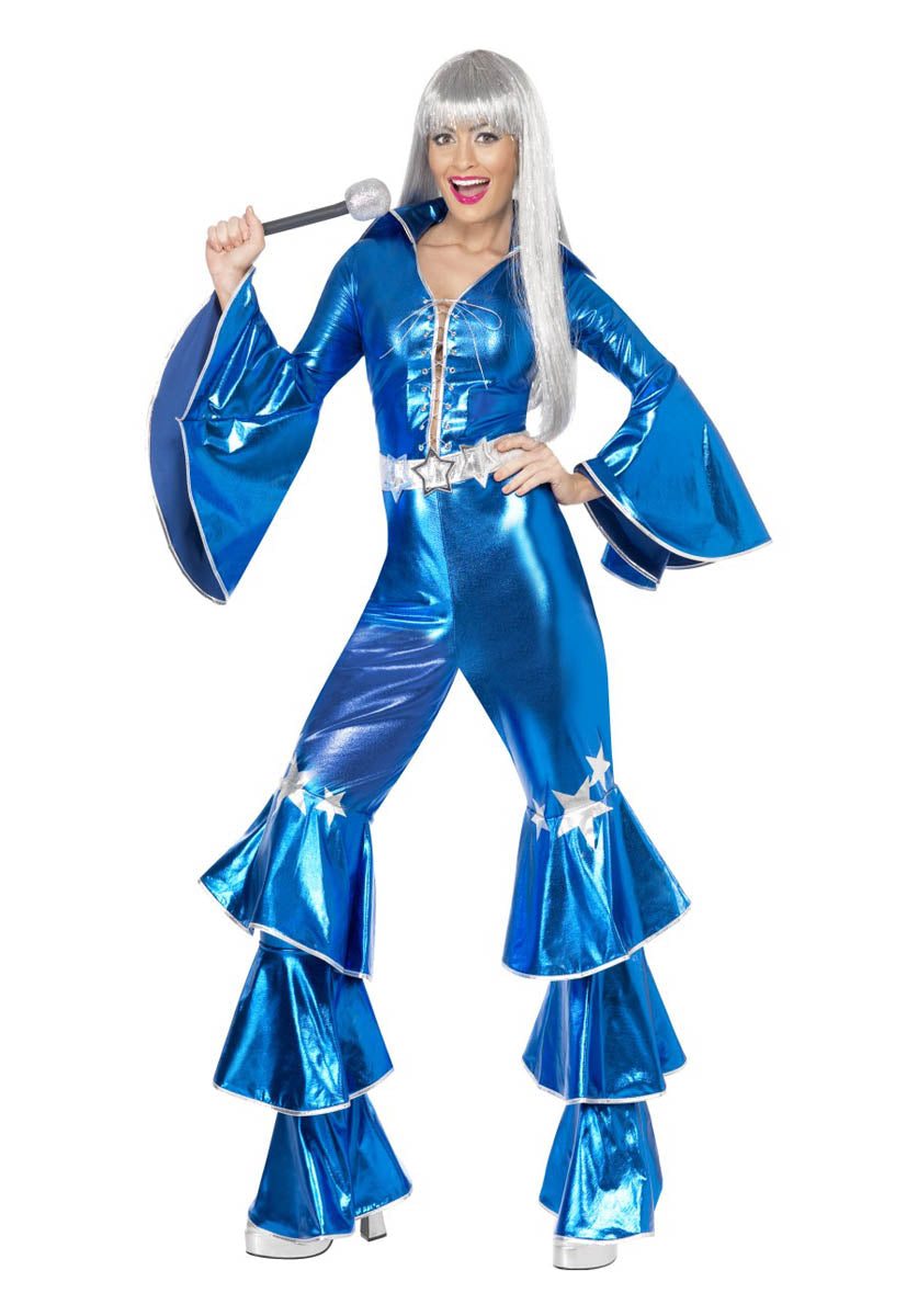 70s Dancing Dream Costume, Blue