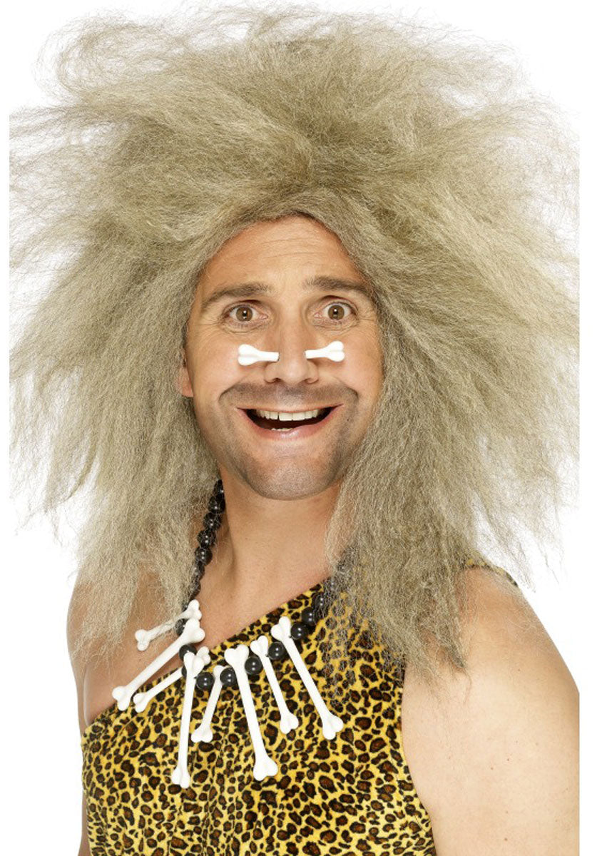 Crazy Caveman Wig, Blonde