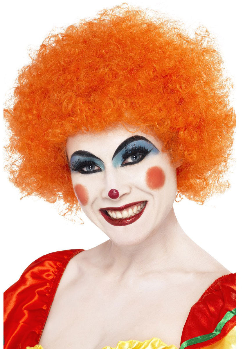 Crazy Clown Wig, Orange