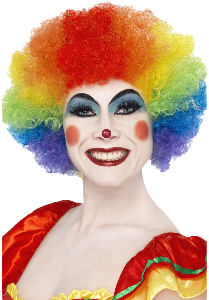Crazy Clown Wig, Rainbow