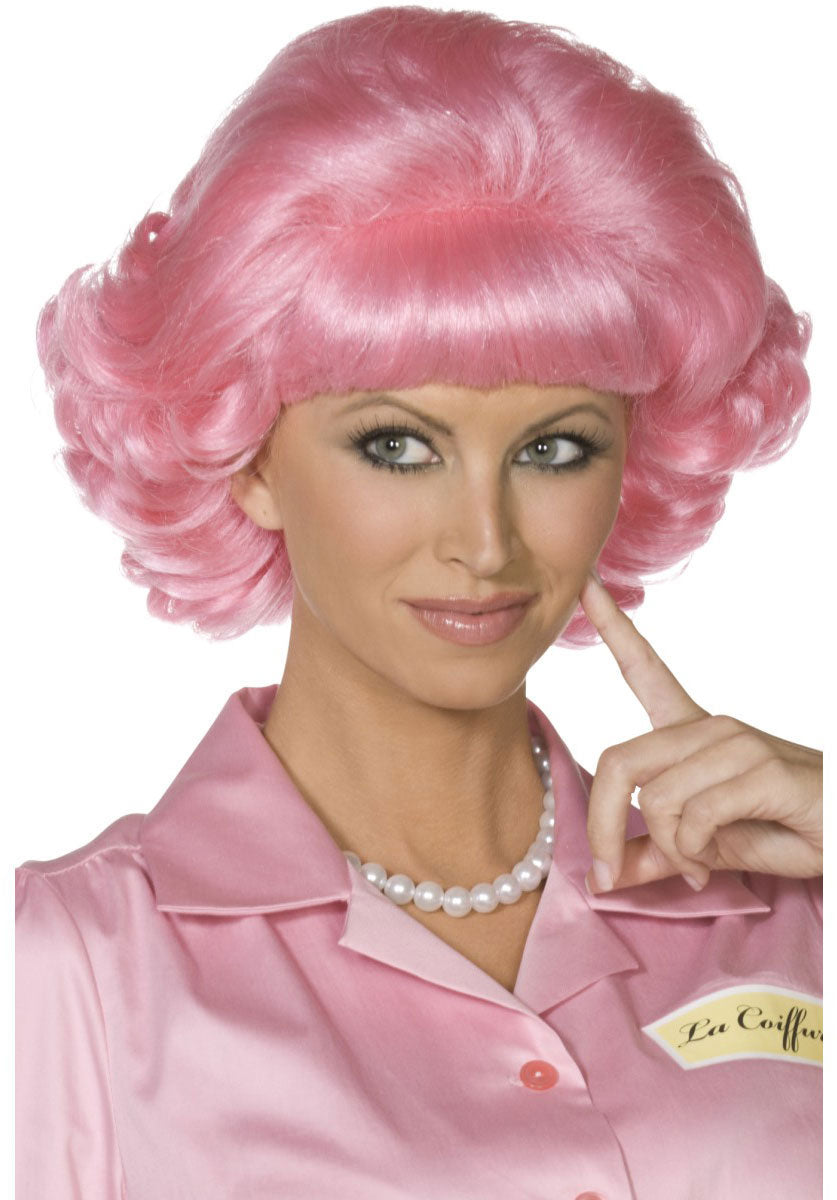 Grease Frenchy Wig, Pink