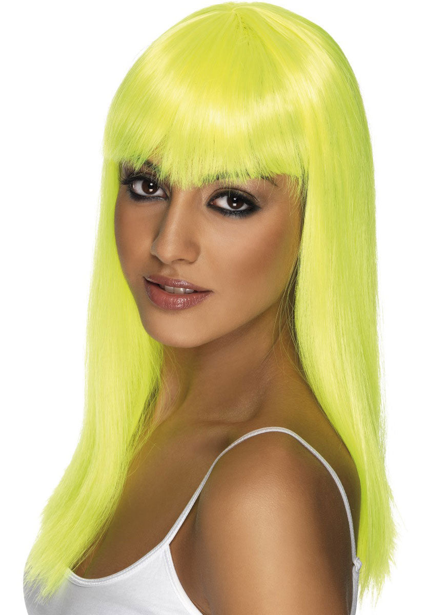 Glamourama Wig, Neon Yellow