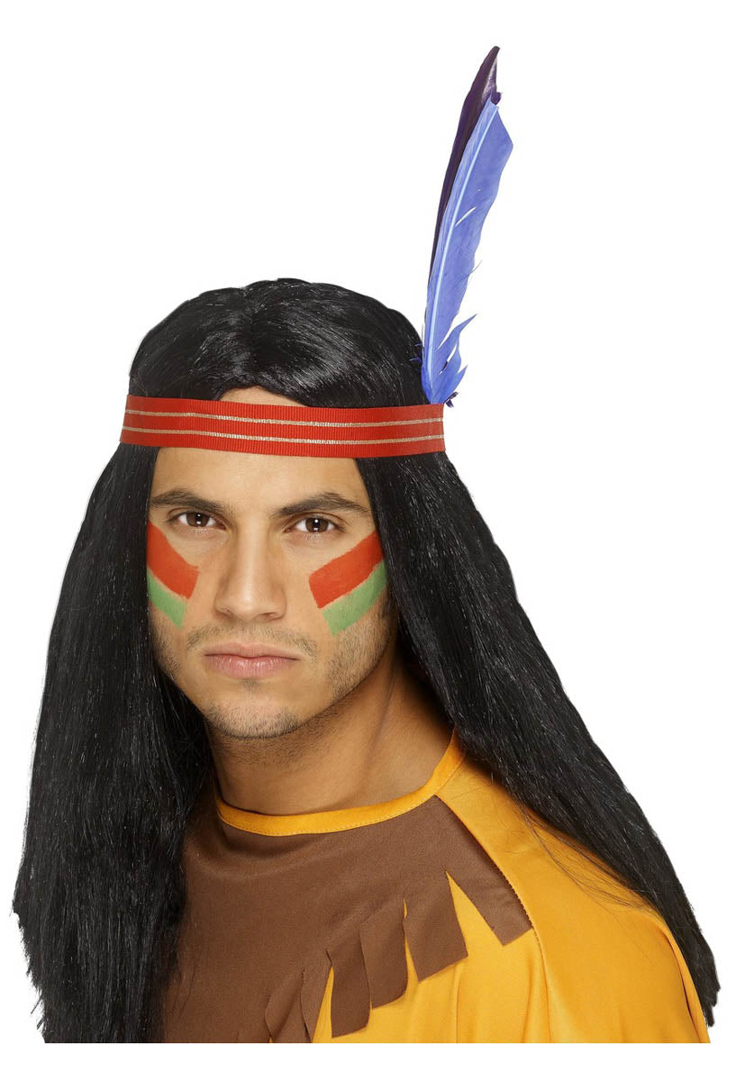 Native American Inspired Brave Wig, Black