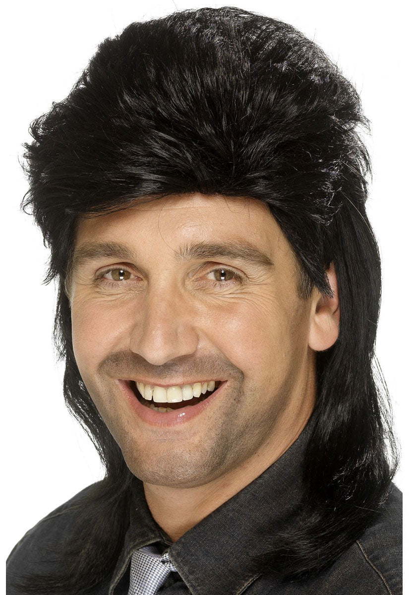 Mullet Wig, Black