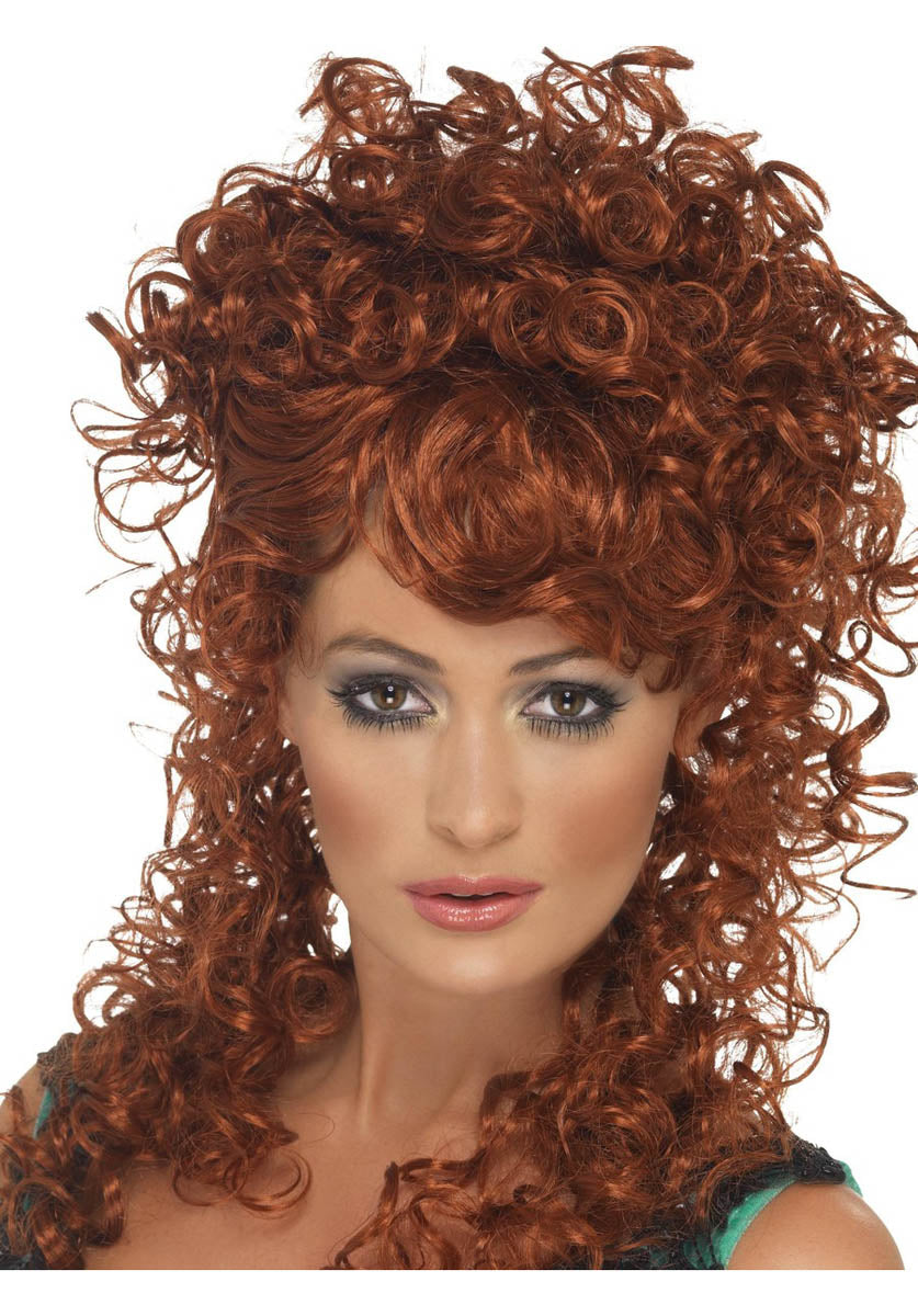 Saloon Girl Wig, Auburn