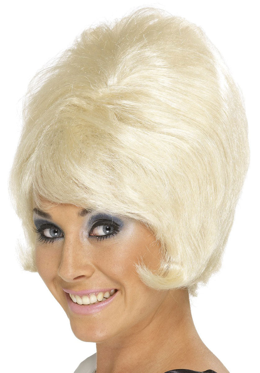 60s Beehive Wig, Blonde