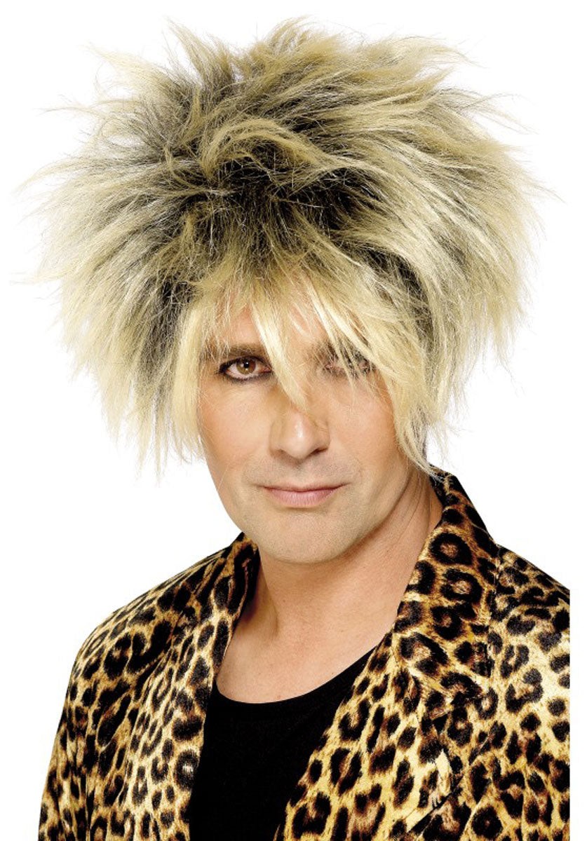 Wild Boy Wig Blonde Mad World Fancy Dress