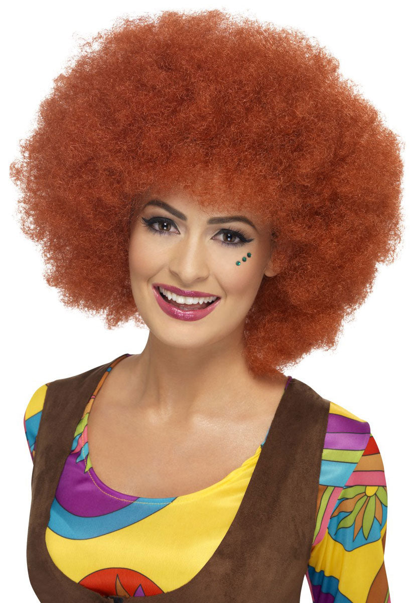 60s Afro Wig Auburn