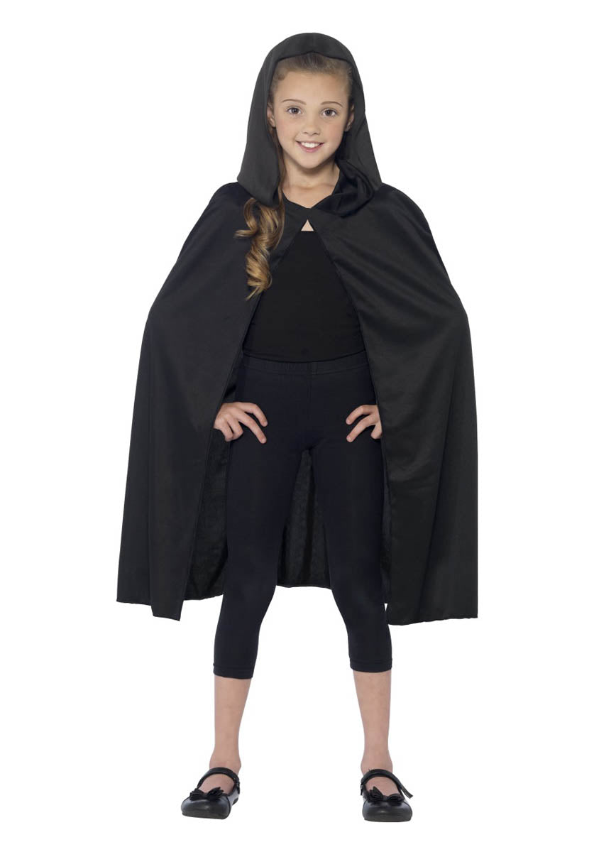 Hooded Cape, Black