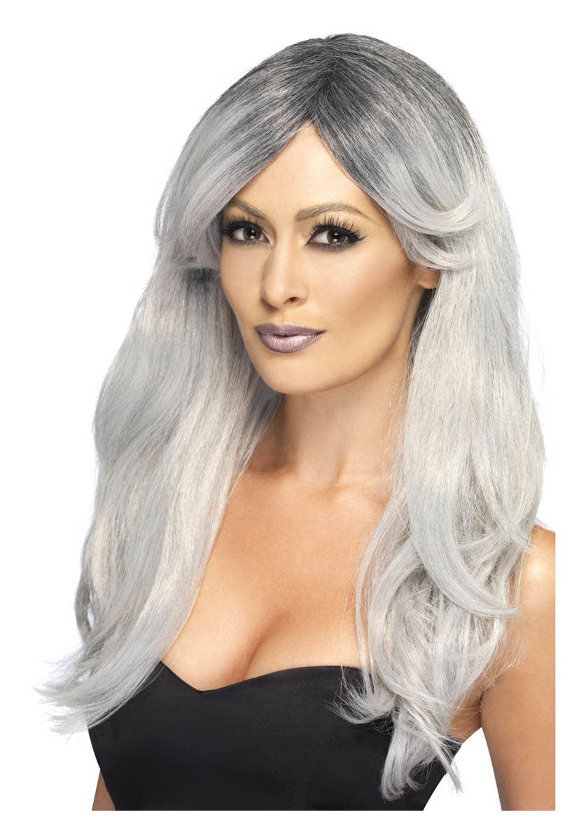 Ghostly Glamour Wig, Grey
