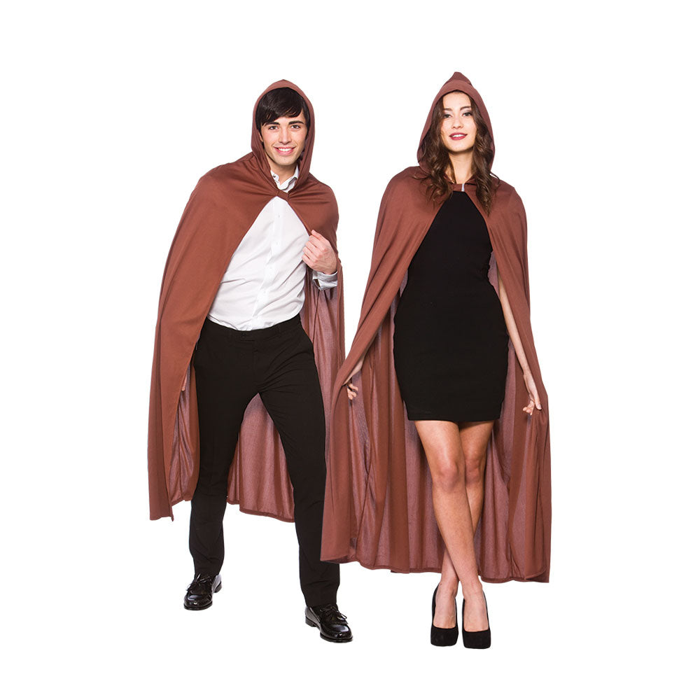 Hooded Cape - BROWN (Adult)