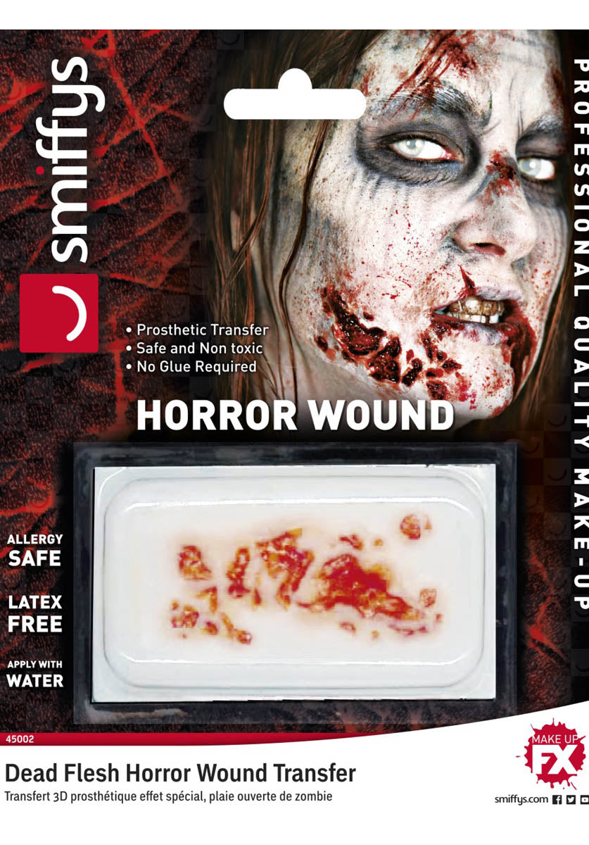 Horror Wound Transfer, Dead Flesh, Red