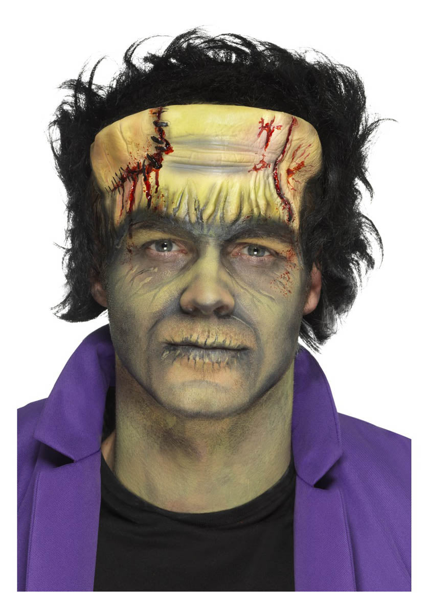 Smiffys Make-Up FX, Foam Latex Monster Head, Green