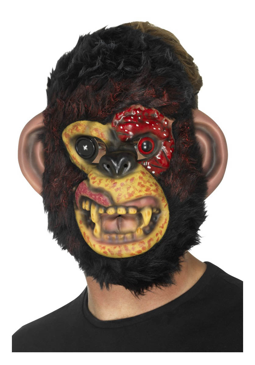 Zombie Chimp Mask, Black