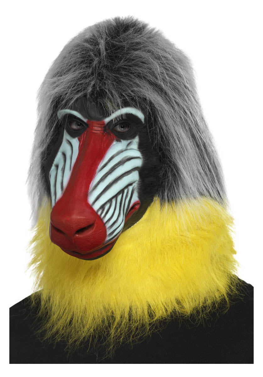 Baboon Mask Adult Grey Baboon Mask Adult Grey