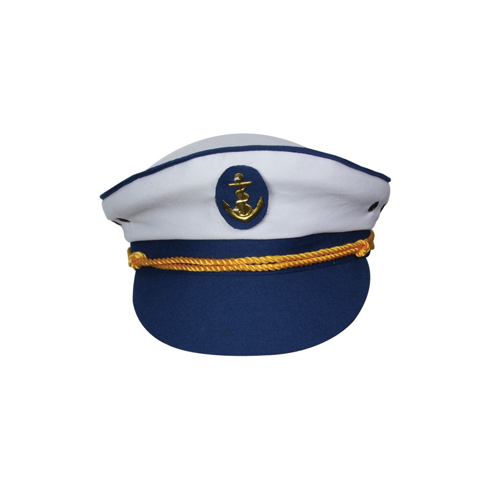 Sailor Captain Cap - White