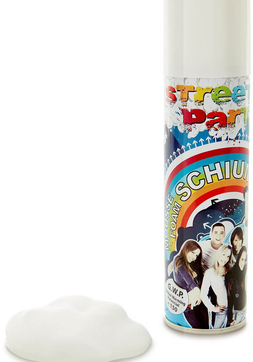 Party Foam Spray, White